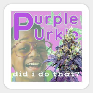 Purple Urkle Sticker